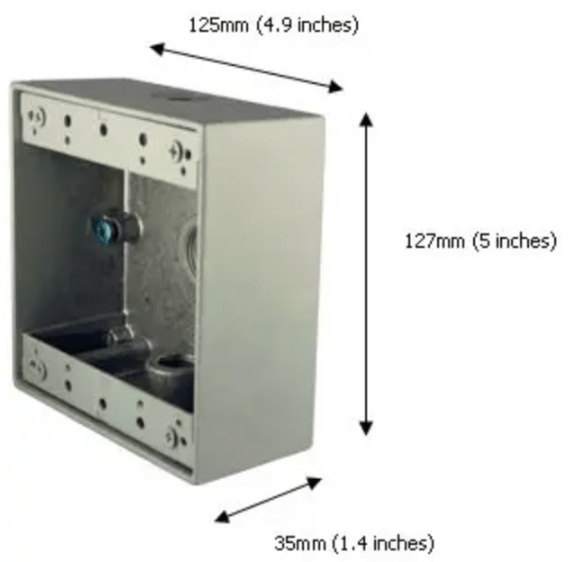 Algo 3100 Surface Mount Conduit Box 3100MB - The Telecom Spot