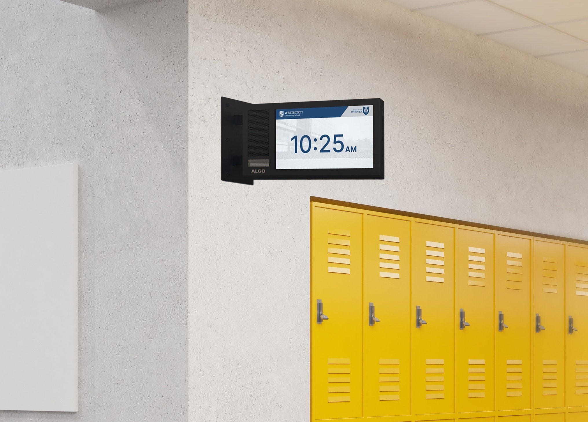 ALGO 8420 IP Dual-Sided Display Speaker 8420 - The Telecom Spot