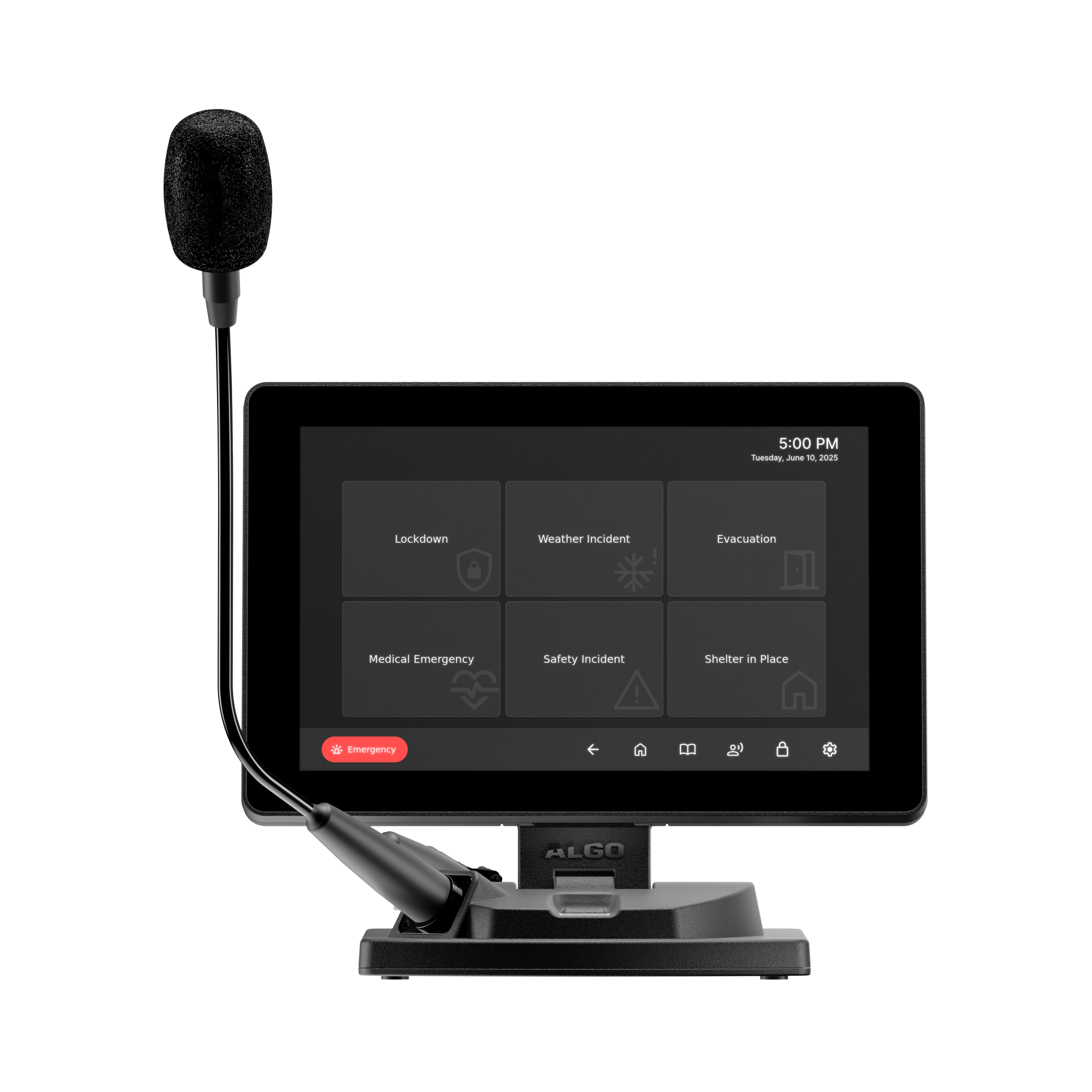 Algo 8450 IP Console – Paging & Notification Console with Touchscreen 8450SG - The Telecom Spot