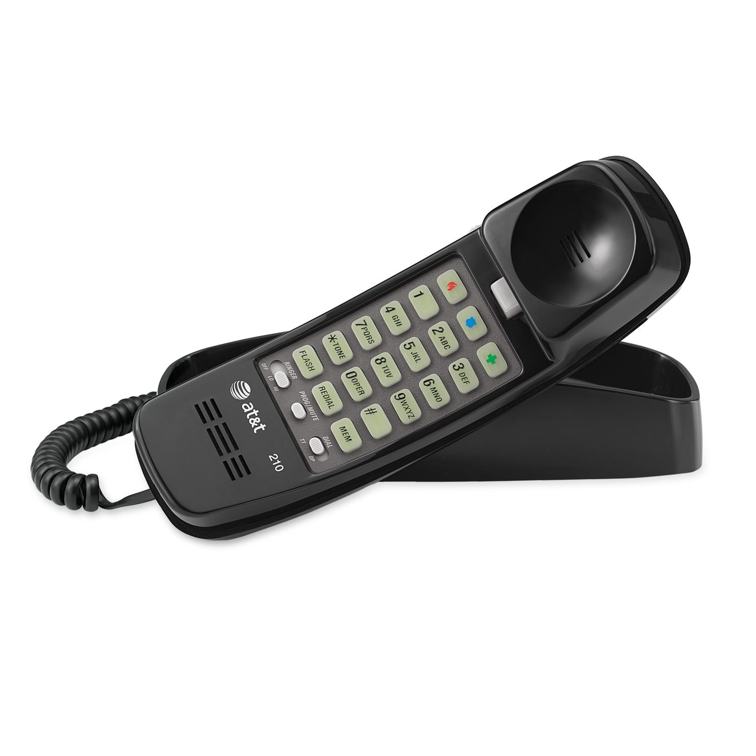 AT&T - 210-BK -Trimline Black ATT210-BK - The Telecom Spot