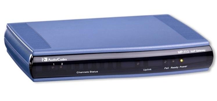 AudioCodes MediaPack MP112 - 2FXS (MP112/2S/SIP/CER)