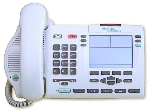 Avaya/Nortel M3904 Telephone, Platinum - Refurbished NTMN34GA66-RF - The Telecom Spot