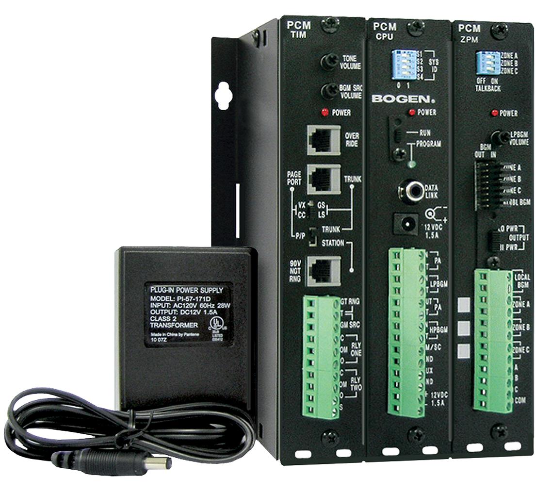 Bogen 3-Zone PCM Prebuilt w/ PCMPS2 PCMSYS3 - The Telecom Spot