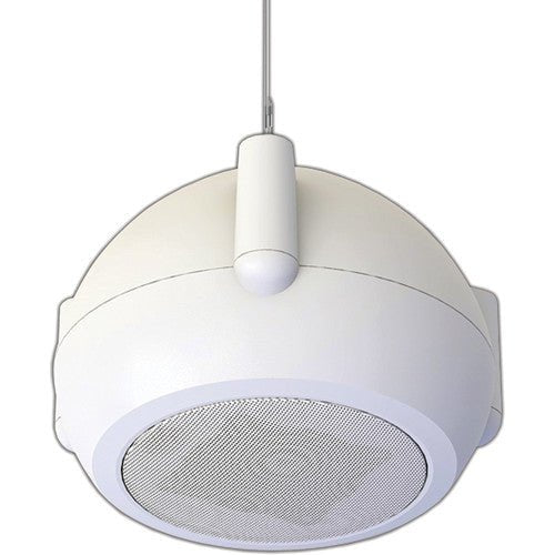 Bogen MPS2W Mini - Pendant Ceiling Speaker – White 2 - Way Coaxial for High Ceilings & Open Spaces MPS2W - The Telecom Spot