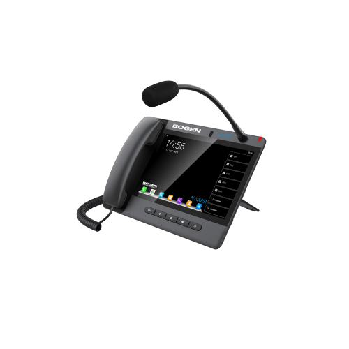 Bogen NQ - ZPMS - G2 Nyquist Zone Paging Microphone Station – 10.1" Touchscreen with 116 DSS Keys & Flexible Gooseneck Mic for High - Zone Paging NQ-ZPMS-G2 - The Telecom Spot