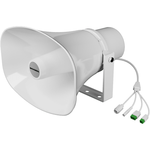 Bogen Nyquist NQ - IPHRN01 VoIP Indoor/Outdoor IP Horn with Talkback – Rugged SIP Paging & Intercom Speaker NQ-IPHRN01 - The Telecom Spot