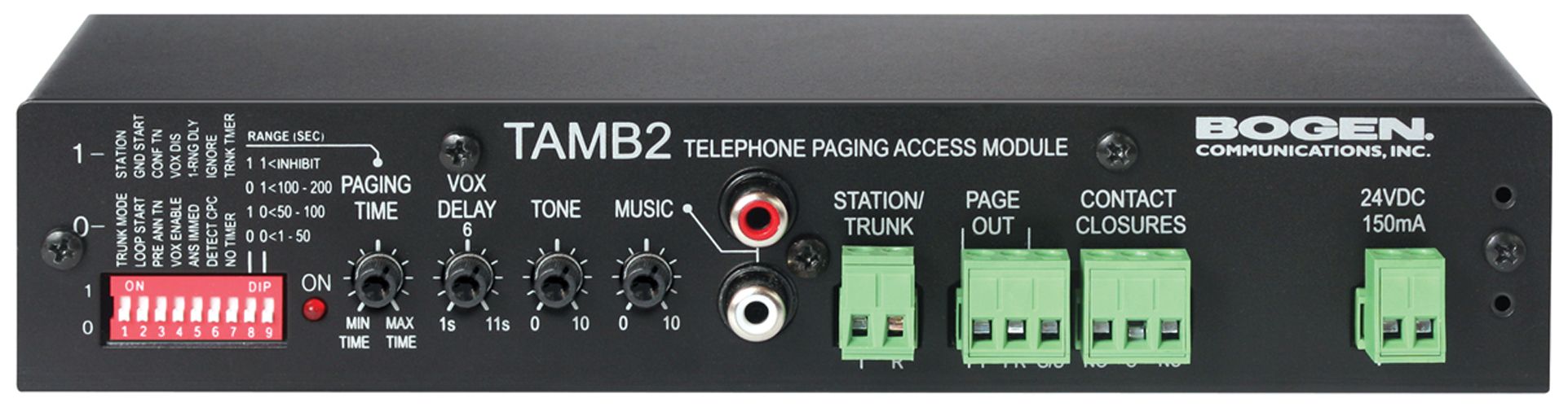 Bogen TAMB2PS Telephone Paging Access Module Ver 2 w/ Power Supply - Open Box TAMB2PS-OB - The Telecom Spot