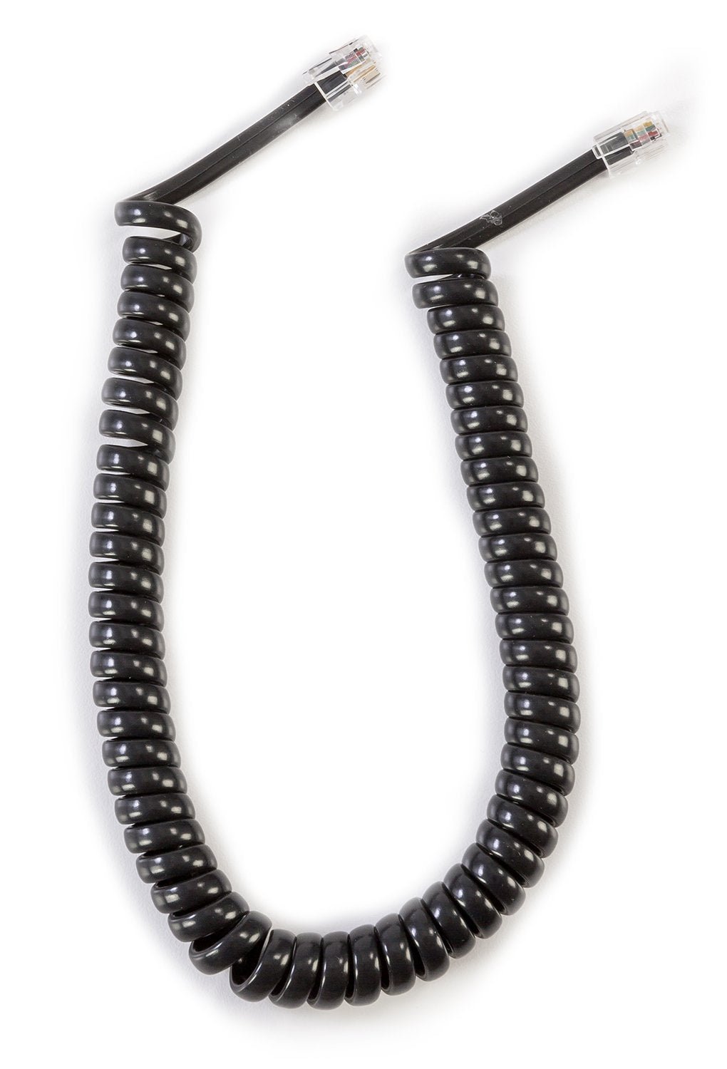 Cablesys GCHA444006 - FFB / 6' FLAT BK Handset Cord ICC - ICHC406FFB - The Telecom Spot