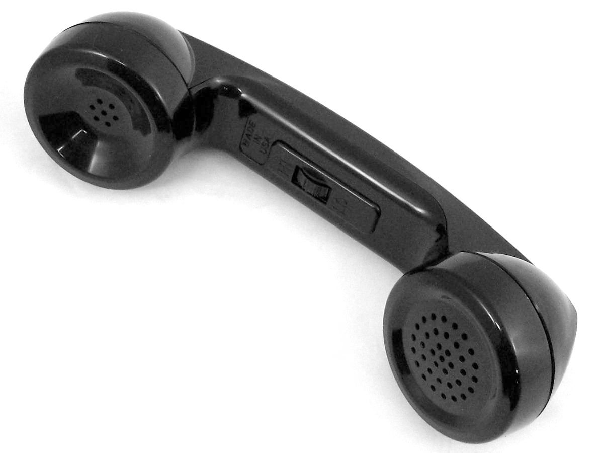 Cortelco 006500-VM2-PAK Repl. Handset - Black ITT-HANDSET-BK - The Telecom Spot