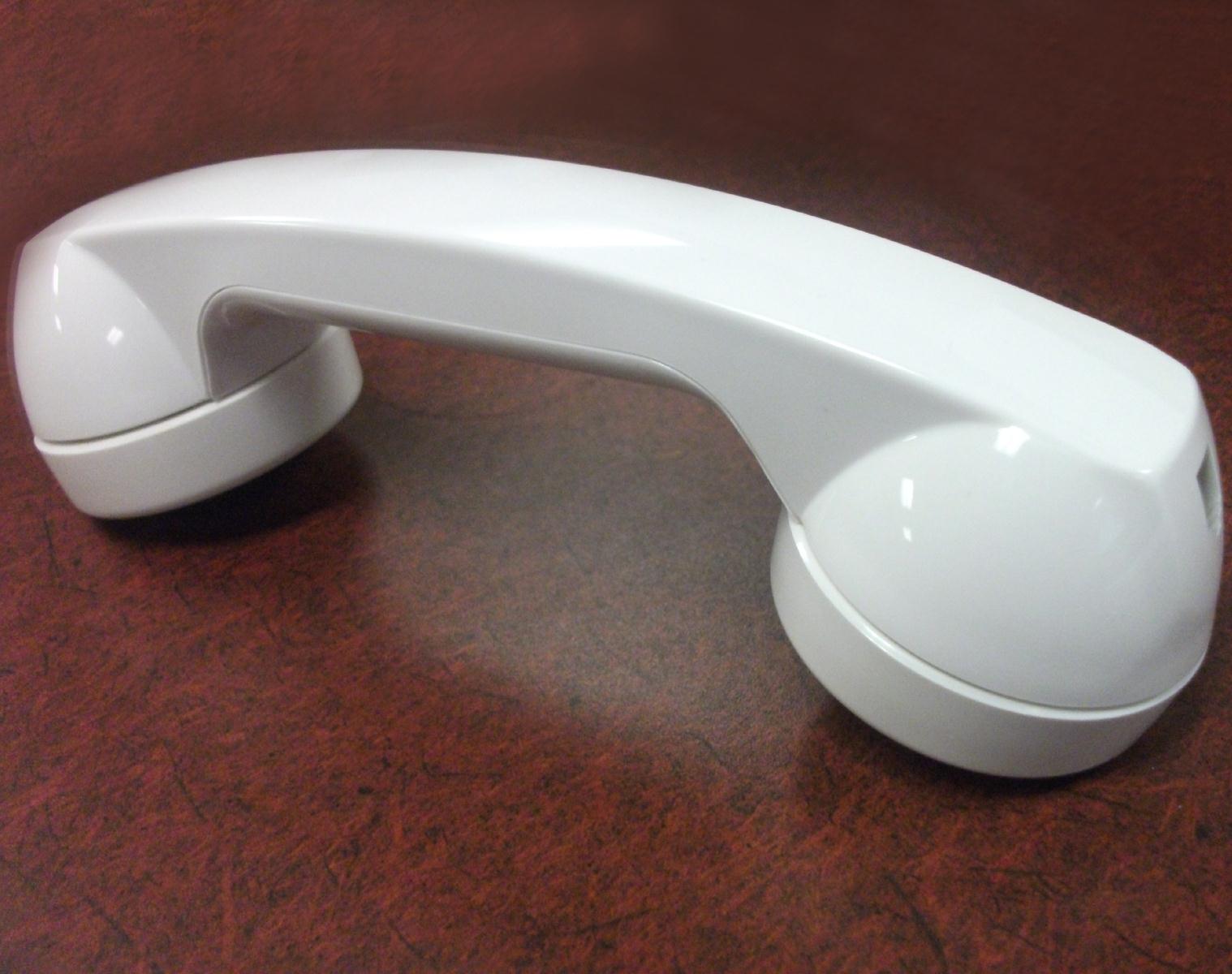 Cortelco 006515-VM2-PAK Repl Handset White ITT-HANDSET-WH - The Telecom Spot