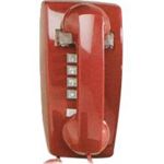 Cortelco 2554 Basic Assembled in USA Red 255447-VBA-20M - The Telecom Spot