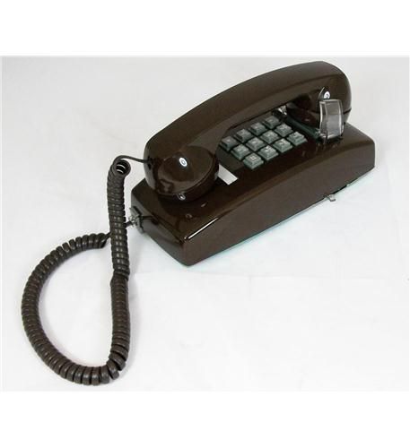 Cortelco 255445-VBA-20M Wall w/ Volume - Brown ITT-2554-V-BR - The Telecom Spot