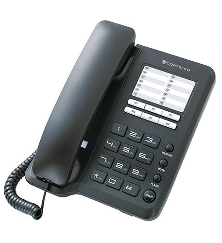 Cortelco 293300TP227S Single Line Economy Phone ITT-2933-BK - The Telecom Spot