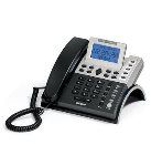Cortelco Single-Line Line Powered Caller ID Telephone Black 121100-TP2-27S - The Telecom Spot