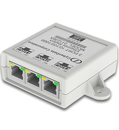 Cyberdata 011236 3 Port Gigabit Ethernet Switch 011236 - The Telecom Spot