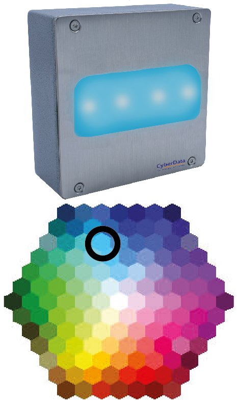 Cyberdata 011489 InformaCast Enabled Outdoor RGB (Multi-Color) Strobe 011489 - The Telecom Spot