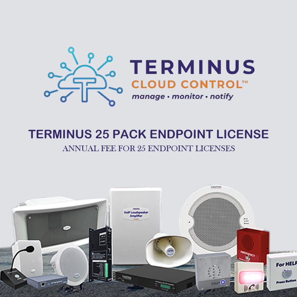 Cyberdata 015200 Terminus Endpoint License 25 Pack - Annual 015200 - The Telecom Spot