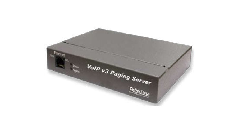 Cyberdata SIP Paging Server with Bell Scheduler - Open Box 011146-OB - The Telecom Spot