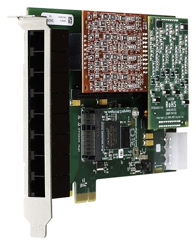 Digium 1A8B06F PCI-E Card - 8 FXS - Echo Cancellation 1A8B06F - The Telecom Spot