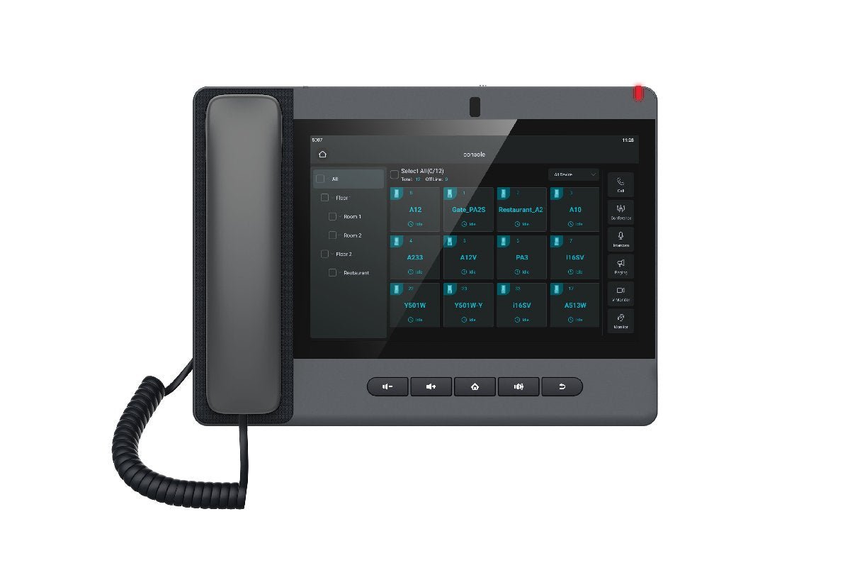 Fanvil A330 Android Console IP Video Phone – 10.1" Touchscreen, 13MP Camera & Wi - Fi 6 for Enterprise Dispatch & Paging Centers A330 - The Telecom Spot