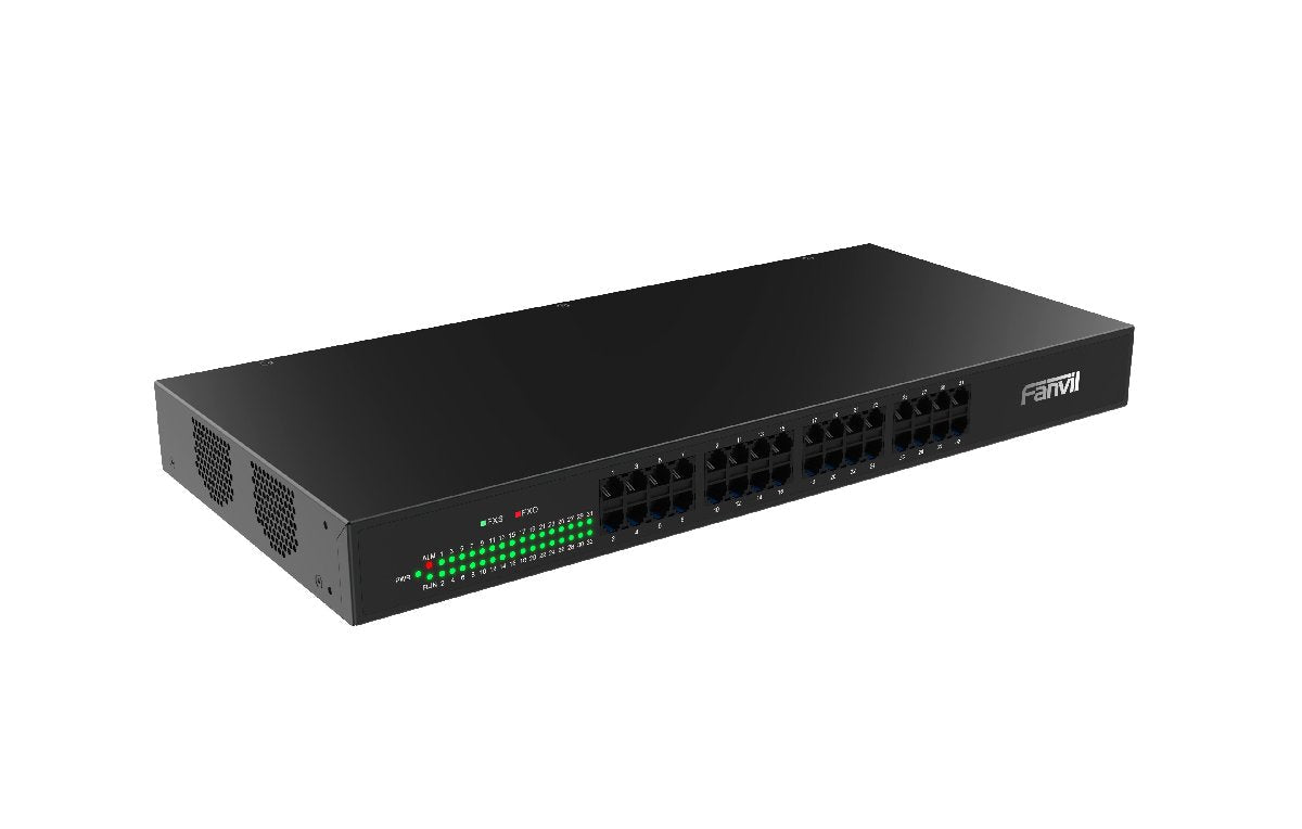 Fanvil GA100 - 32R 32 - Port FXS VoIP Gateway – High - Density RJ11 FXS with Dual RJ21 & 4x Gigabit Ethernet for Enterprise Analog - to - IP Migration GA100-32R - The Telecom Spot