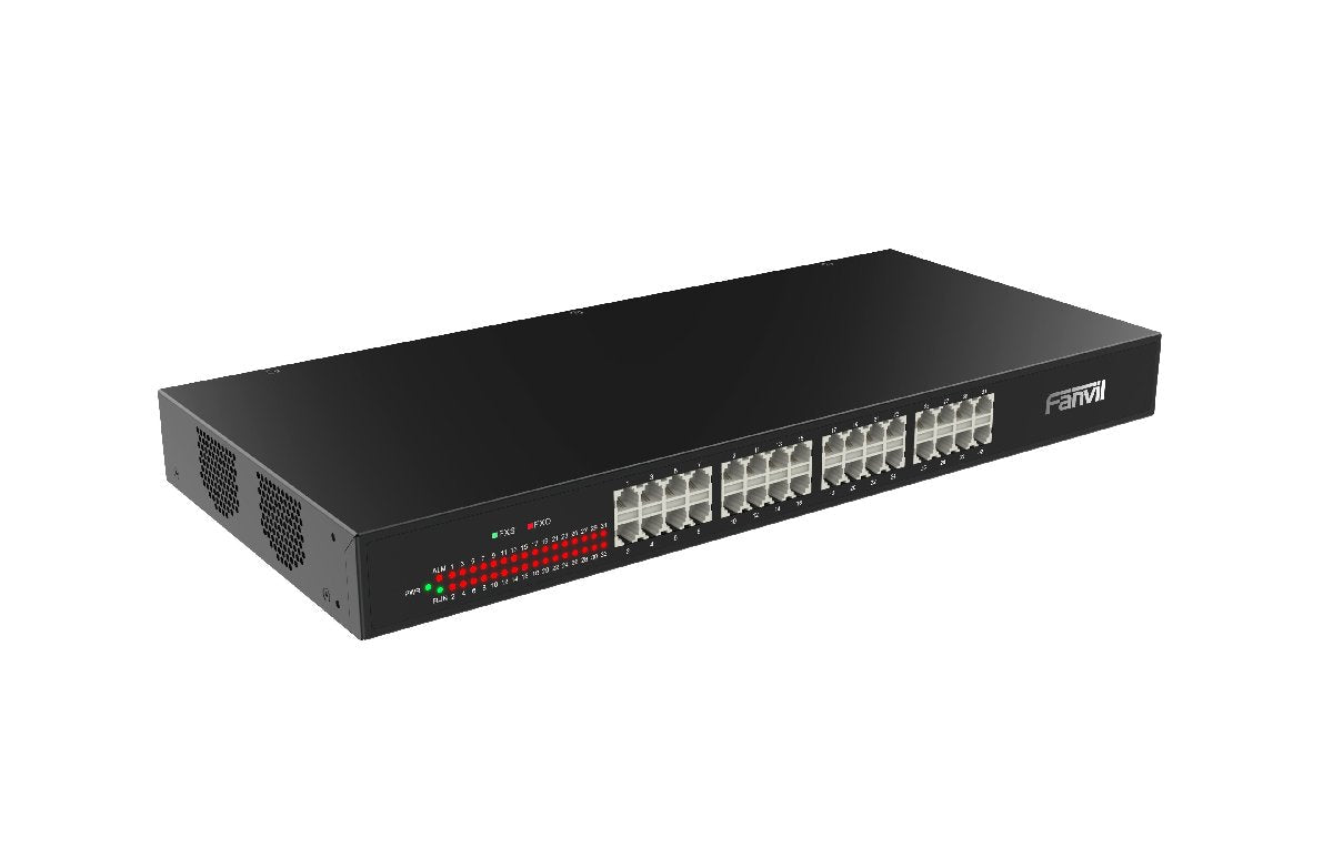 Fanvil GA100 - 32T FXO VoIP Gateway – 32 FXO Ports & 4 Gigabit Ethernet for High - Density PSTN - to - SIP Conversion in Enterprises GA100-32T - The Telecom Spot