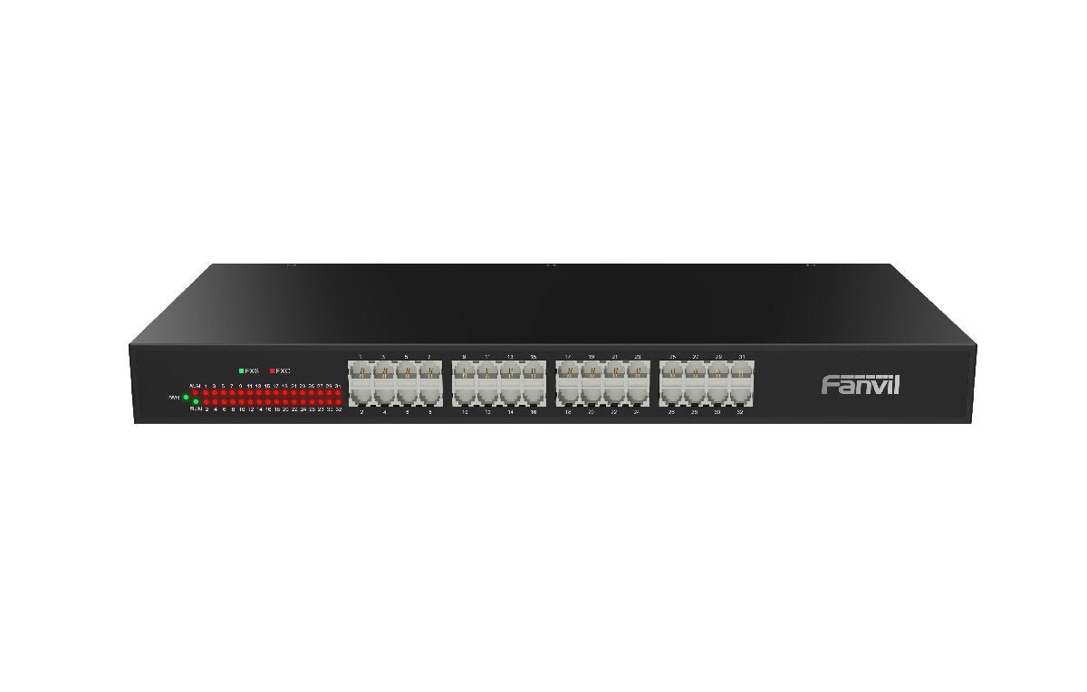 Fanvil GA100 - 32T FXO VoIP Gateway – 32 FXO Ports & 4 Gigabit Ethernet for High - Density PSTN - to - SIP Conversion in Enterprises GA100-32T - The Telecom Spot