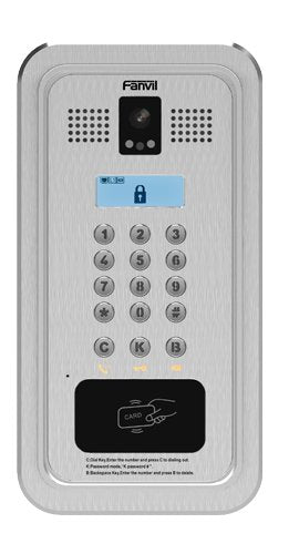 Fanvil i33VF SIP Video Door Phone (Flush Mount) i33VF - The Telecom Spot