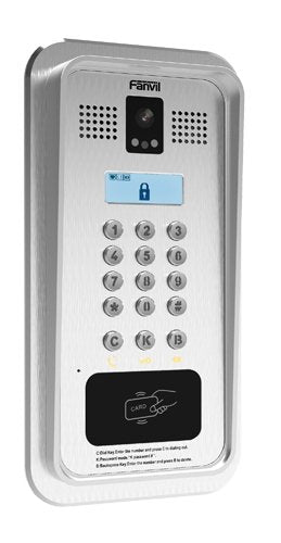Fanvil i33VF SIP Video Door Phone (Flush Mount) i33VF - The Telecom Spot