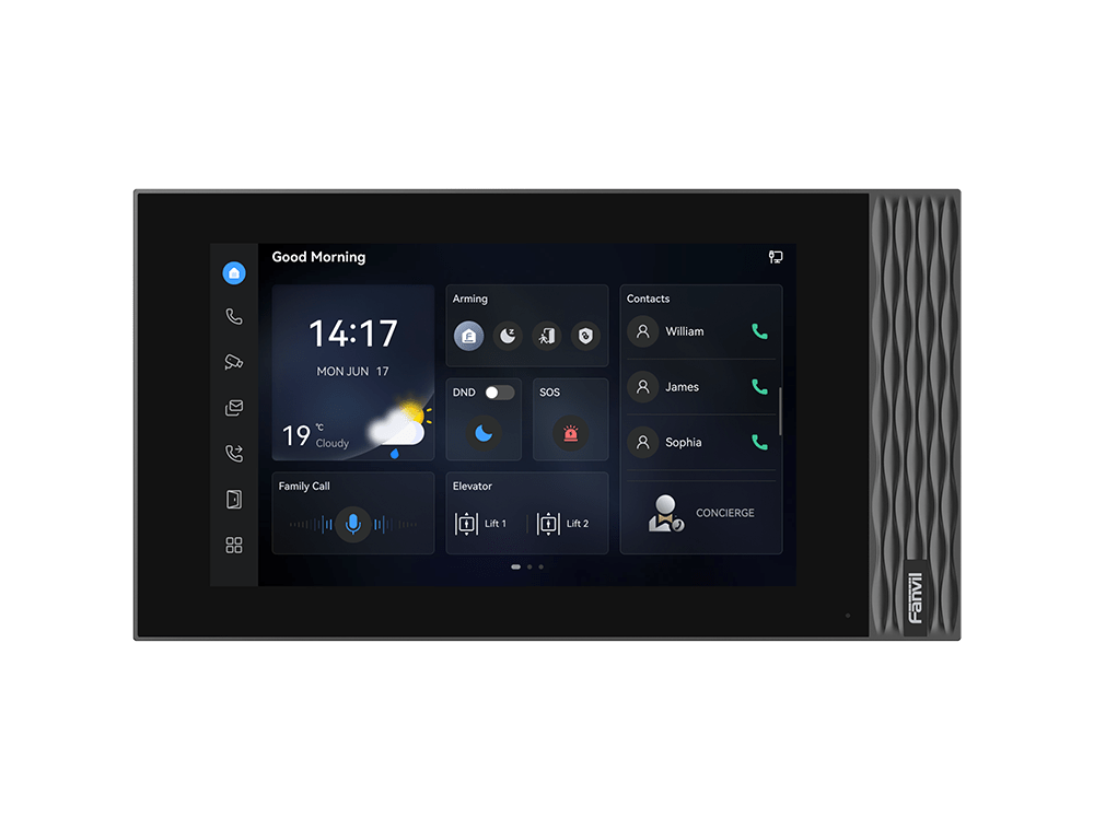 Fanvil i554W SIP Indoor Fanvil i554W SIP Indoor Station – 7" Touchscreen & Wi-Fi 6 for Residential & Office Intercoms i554W - The Telecom Spot