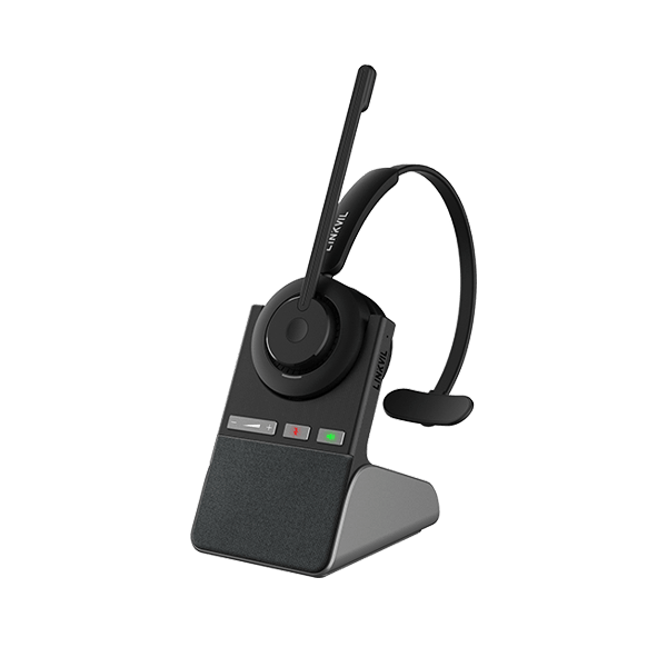 Fanvil LINKVIL DH301D Pro DECT Wireless Headset – AI Noise Cancelling & Speaker Base for Hybrid Work Professionals DH301D-Pro - The Telecom Spot