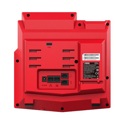 Fanvil X5U-R-V2 Red IP Phone X5U-R-V2 - The Telecom Spot