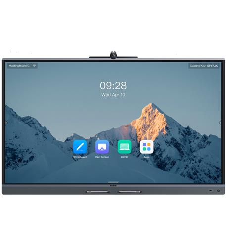 Yealink MeetingBoard C Google EDLA Interactive Whiteboard – 4K 50MP Camera, 8-mic & AI Framing