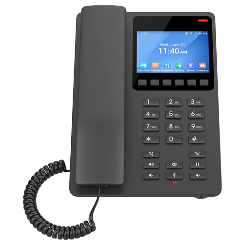 Grandstream GHP631W Hotel IP Phone (Black, Wi-Fi) GHP631W - The Telecom Spot