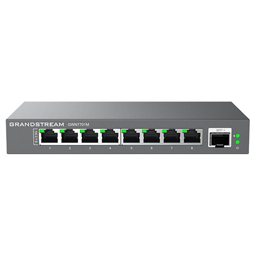 Grandstream GWN7701M Unmanaged 2.5 Multi-Gigabit Switch GWN7701M - The Telecom Spot