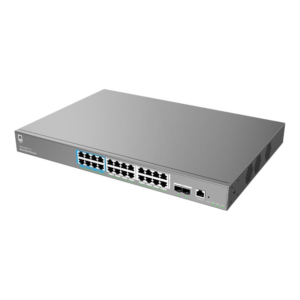Grandstream GWN7803PH Pro Layer 2++ 24 - Port Gigabit PoE++ Managed Network Switch – 400W Budget & 2x 10G SFP+ Ports GWN7803PH-PRO - The Telecom Spot