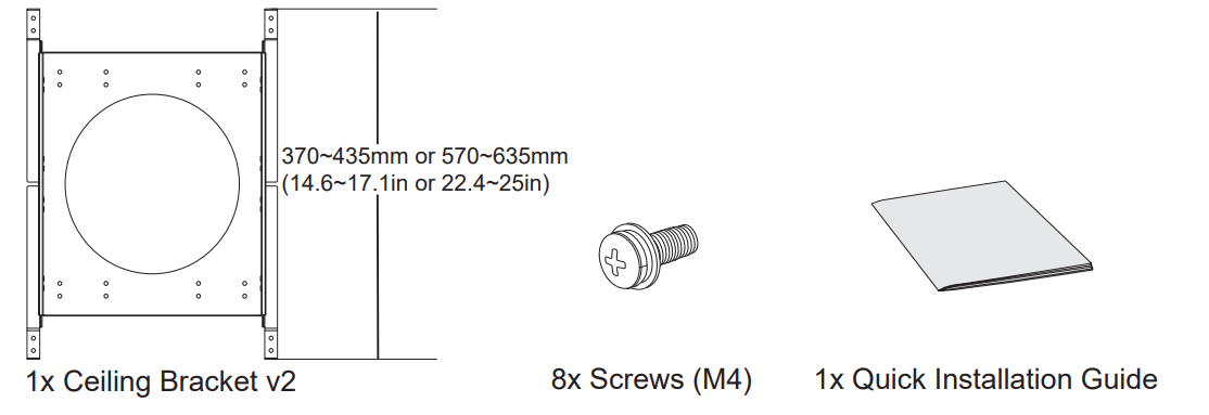 GSC3506 Ceiling Mounting Bracket GSC3506 - CB - The Telecom Spot