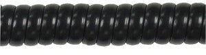 Handset Curly Cord - 25 Feet HC4PIN25FT-BLACK - The Telecom Spot