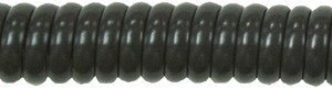 Handset Curly Cord - 25 Feet HC4PIN25FT-CHARCOAL - The Telecom Spot