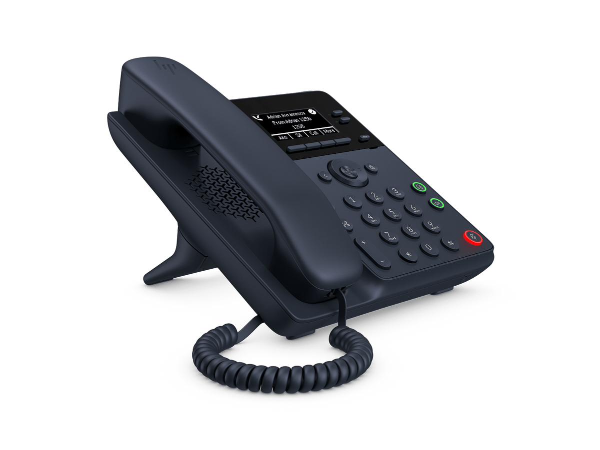 HP Poly Edge V200 IP Phone with Power Supply – 2.5" Monochrome Display, Dual Gigabit PoE C93Z1AA#ABA - The Telecom Spot