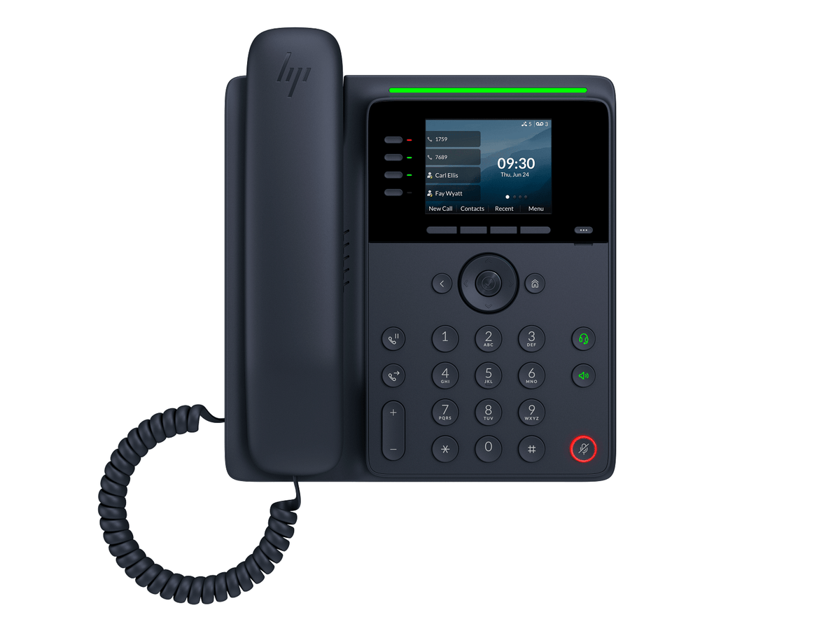 HP Poly Edge V250 Plus IP Phone with Power Supply – Wi-Fi 6E Bluetooth 2.8" Color Display for Front Line Workers C93Z7AA#ABA - The Telecom Spot