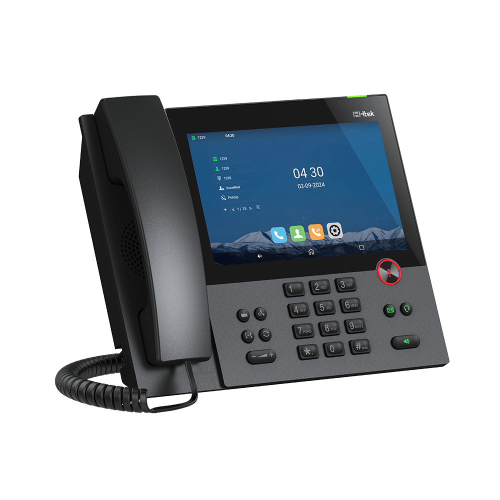 Htek UCV50 Lite Touch - Screen IP Phone – 8" HD Android SIP Phone with Wi - Fi & Bluetooth UCV50-LITE - The Telecom Spot
