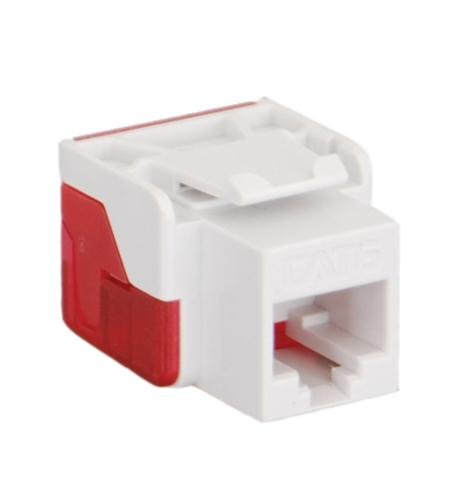 ICC Cat 6 EZ Modular Connector White IC1078L6-WH - The Telecom Spot