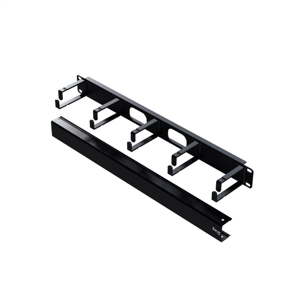 ICC PANEL CABLE MGMT METAL RING AND COVER 1U ICCMSCMPK1 - The Telecom Spot