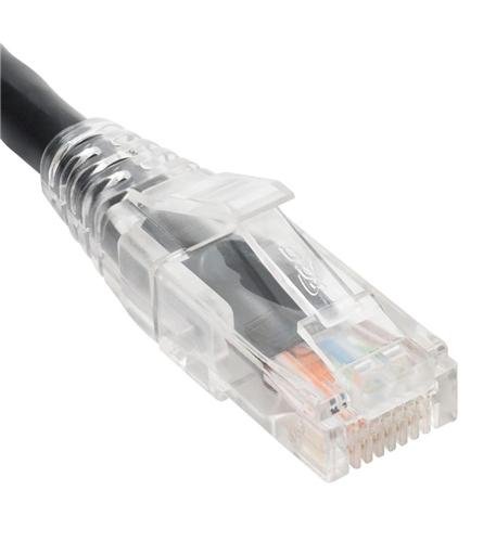 ICC Patch Cord CAT6 CLEAR BOOT 5' BLACK ICPCST05BK - The Telecom Spot