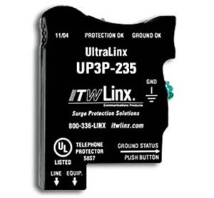 ITW Linx UltraLinx 66 Block/235V Clamp/160mA PTC ITW-UP3P-235 - The Telecom Spot