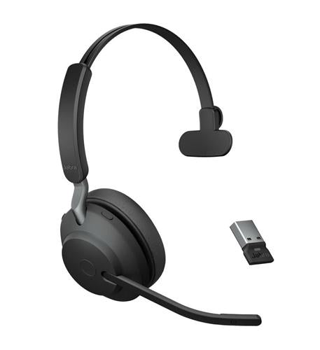 Jabra Evolve2 65 SE UC Mono Headset with Link 380-A 26599-889-999 - The Telecom Spot