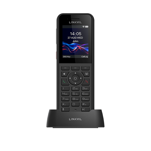 LINKVIL by Fanvil W626W Ruggedized Wi-Fi Phone – IP67 Durability, Wi-Fi 6 & Dedicated Emergency Alert Key W626W-Black - The Telecom Spot