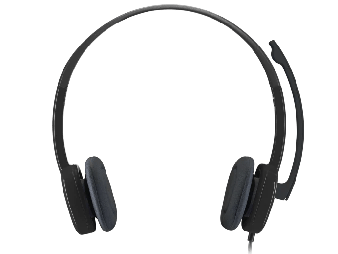 Logitech Stereo Headset H151 (Black) 981-000587 - The Telecom Spot
