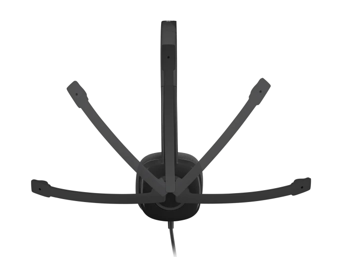 Logitech Stereo Headset H151 (Black) 981-000587 - The Telecom Spot